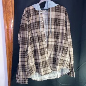Light Weight Hooded Flannel